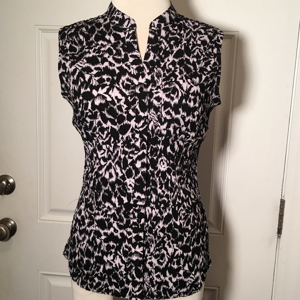 East 5th Button up Top Blouse sz L